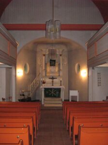 Zebelin, Kirche, Innenraum, Altar