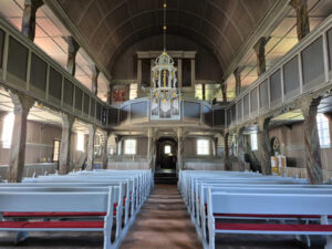 Altenau, Kirche, Innenraum, Blick zur Orgel, 2025