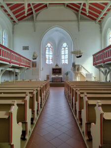 Norderney, ev.-luth. Kirche, Innenraum nach Osten