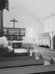 Heeslingen, Kirche, Innenraum, Altar, 1962