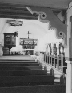 Heeslingen, Kirche, Innenraum, Altar, 1962