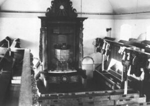 Rhade, Kirche, Innenraum, Kanzelaltar