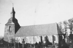 Loxstedt, Kirche, Außenansicht, Süden, Turm