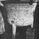 Midlum, Kirche, Innenraum, Taufbecken