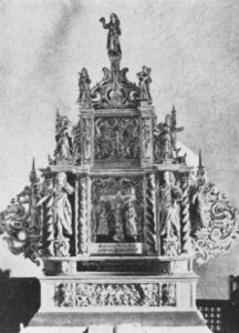 Misselwarden, Kirche, Altarretabel