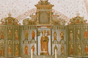 Mulsum (Wurster Nordseeküste), Kirche, Altarretabel