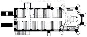 Neuenwalde, Kirche, Grundriss