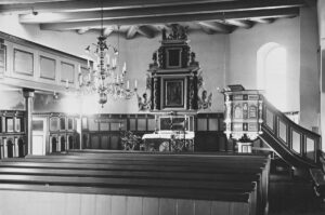 Sittensen, Kirche, Innenraum, Emporen, Altar, Kanzel