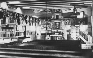 Sittensen, Kirche, Innenraum, Emporen, Altar, Kanzel