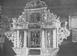 Spieka, Kirche, Innenraum, Altarretabel