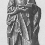 Uthlede, Kirche, Innenraum, Altar, Apostelfigur