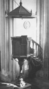 Uthlede, Kirche, Innenraum, Kanzel