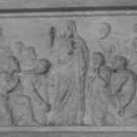 Uthlede, Kirche, Relief, Marmor