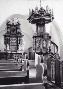 Wremen, Kirche, Innenraum, Altar