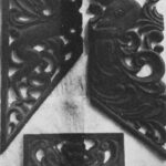 Wremen, Kirche, Innenraum, Fragment Schleierwerk