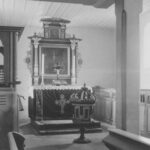 Wulsbüttel, Kirche, Innenraum, Altar, Taufe, Priechen