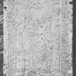 Zeven, Kirche, Innenraum, Grabplatte