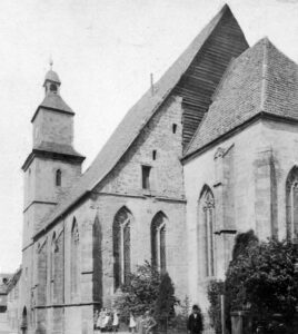 Göttingen St. Marien Außenansicht Teilansicht Südosten